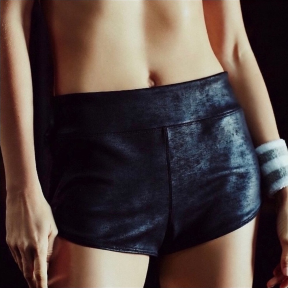 Free People Movement Cheeky Black Shorts